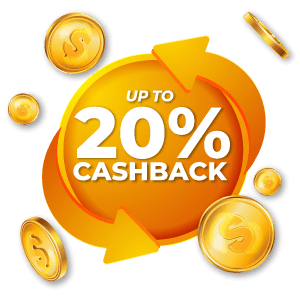 20% Cashback